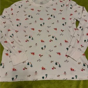 Men’s Carter’s XL Festive Long Sleeve Holiday Top, Christmas Photo Spirit